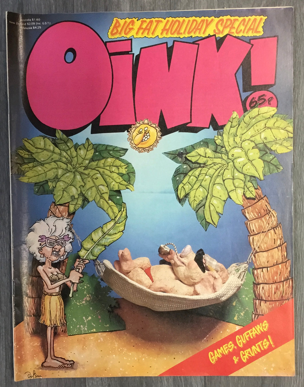 Oink! Big Fat Holiday Special 1987 IPC Magazines U.K. Comic