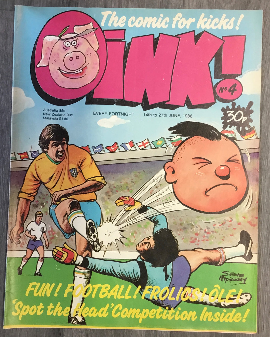 Oink! No. #4 1986 IPC Magazines U.K. Comic