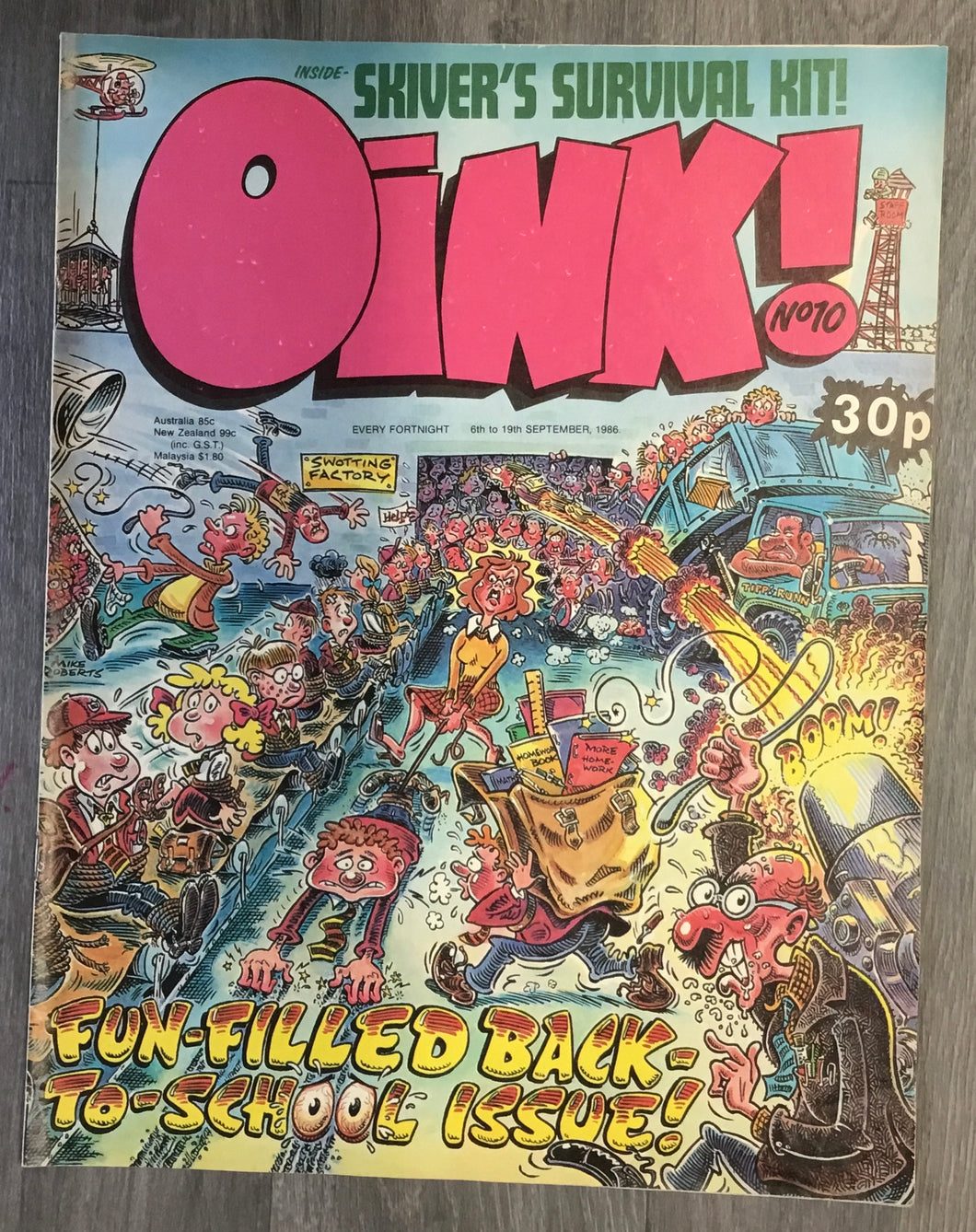 Oink! No. #10 1986 IPC Magazines U.K. Comic
