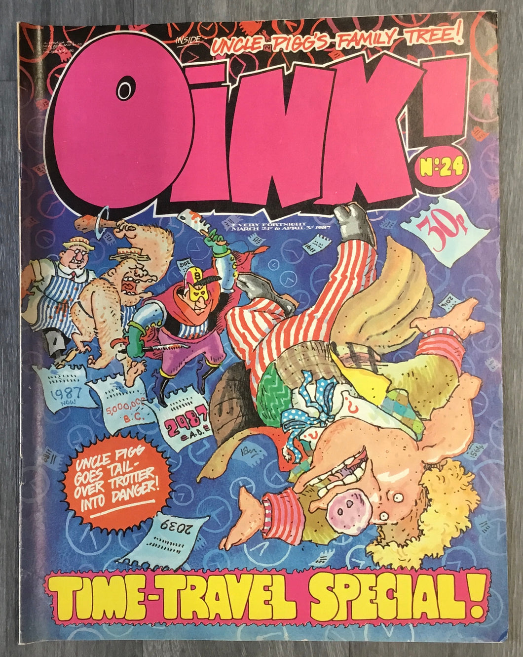 Oink! No. #24 1987 IPC Magazines U.K. Comic