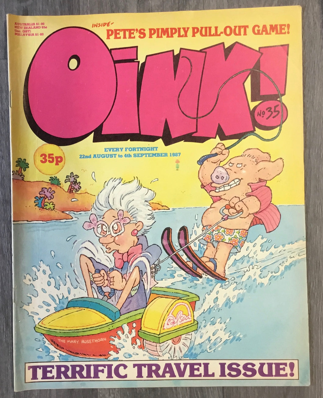Oink! No. #35 1987 IPC Magazines U.K. Comic