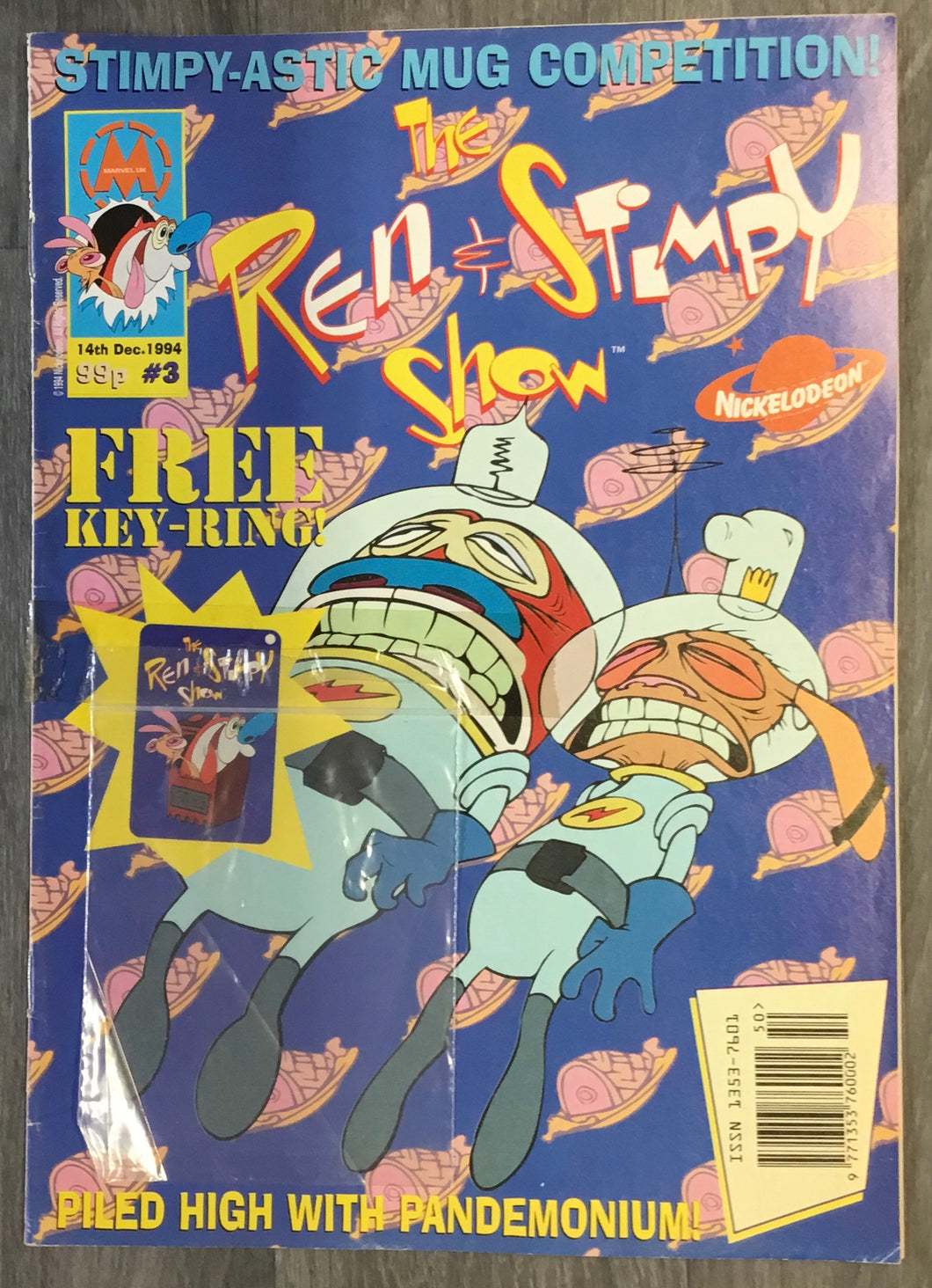 The Ren & Stimpy Show No. #3 1994 Marvel U.K. Comics