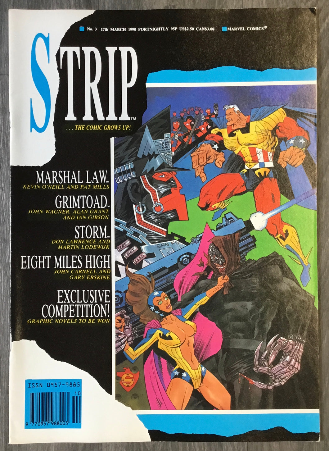 Strip No. #3 1990 Marvel U.K. Comics