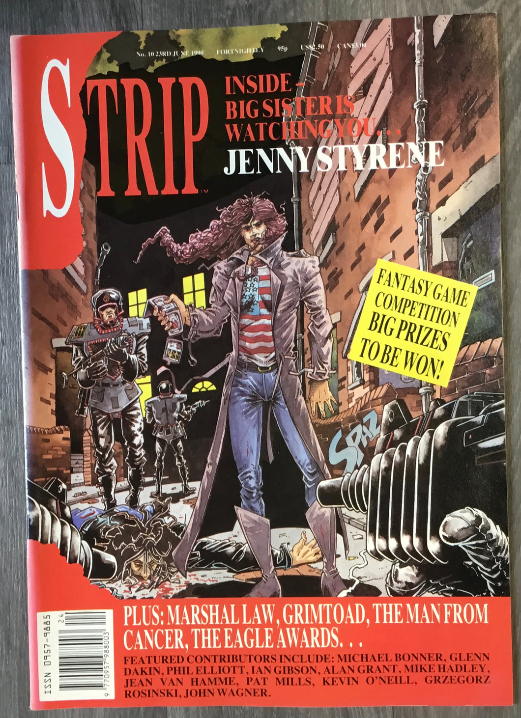 Strip No. #10 1990 Marvel U.K. Comics