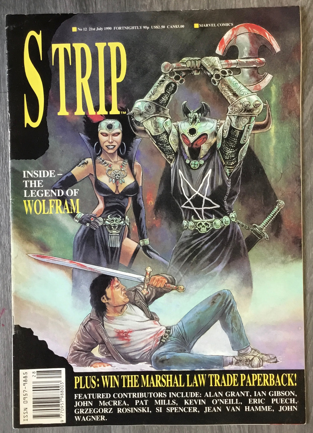 Strip No. #12 1990 Marvel U.K. Comics