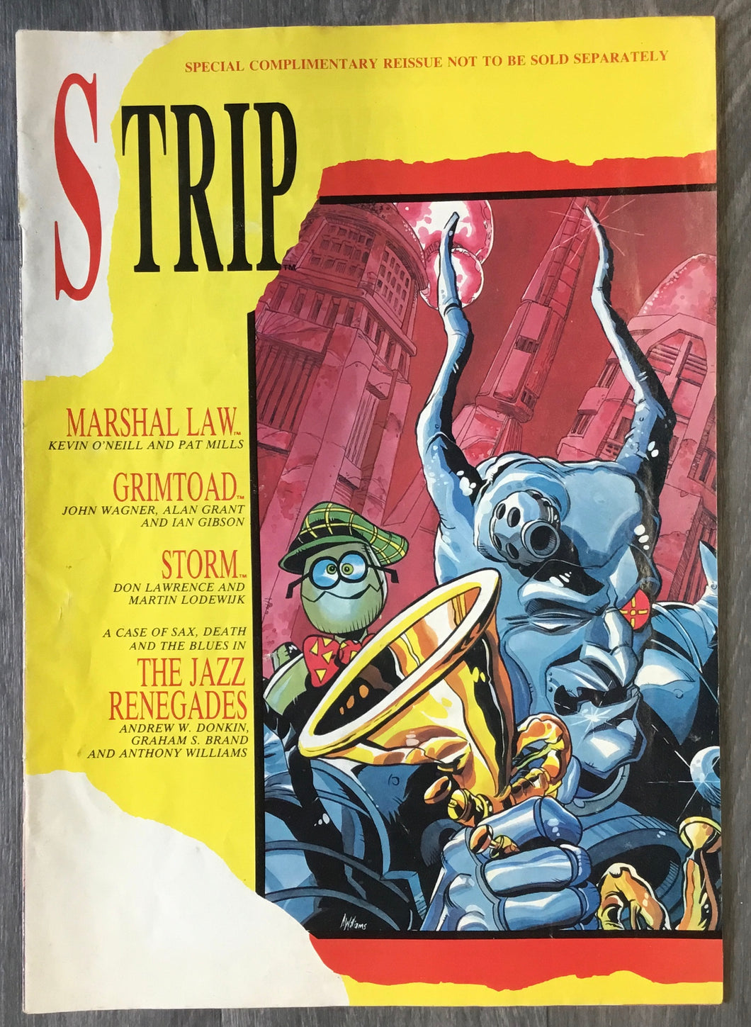 Strip Special Complimentary Re-issue No. #6 1990 Marvel U.K. Comics