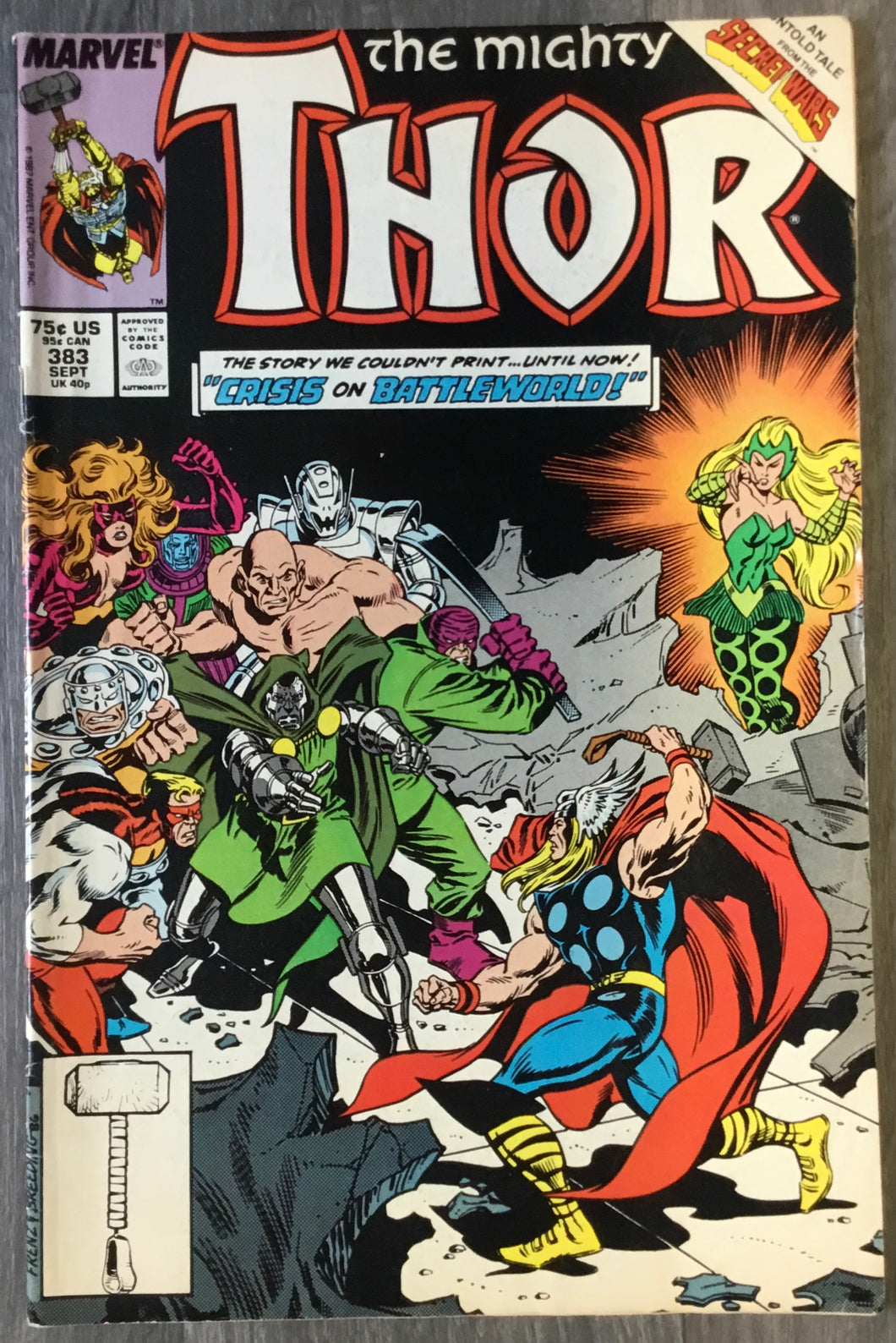 The Mighty Thor No. #383 1987 Marvel Comics