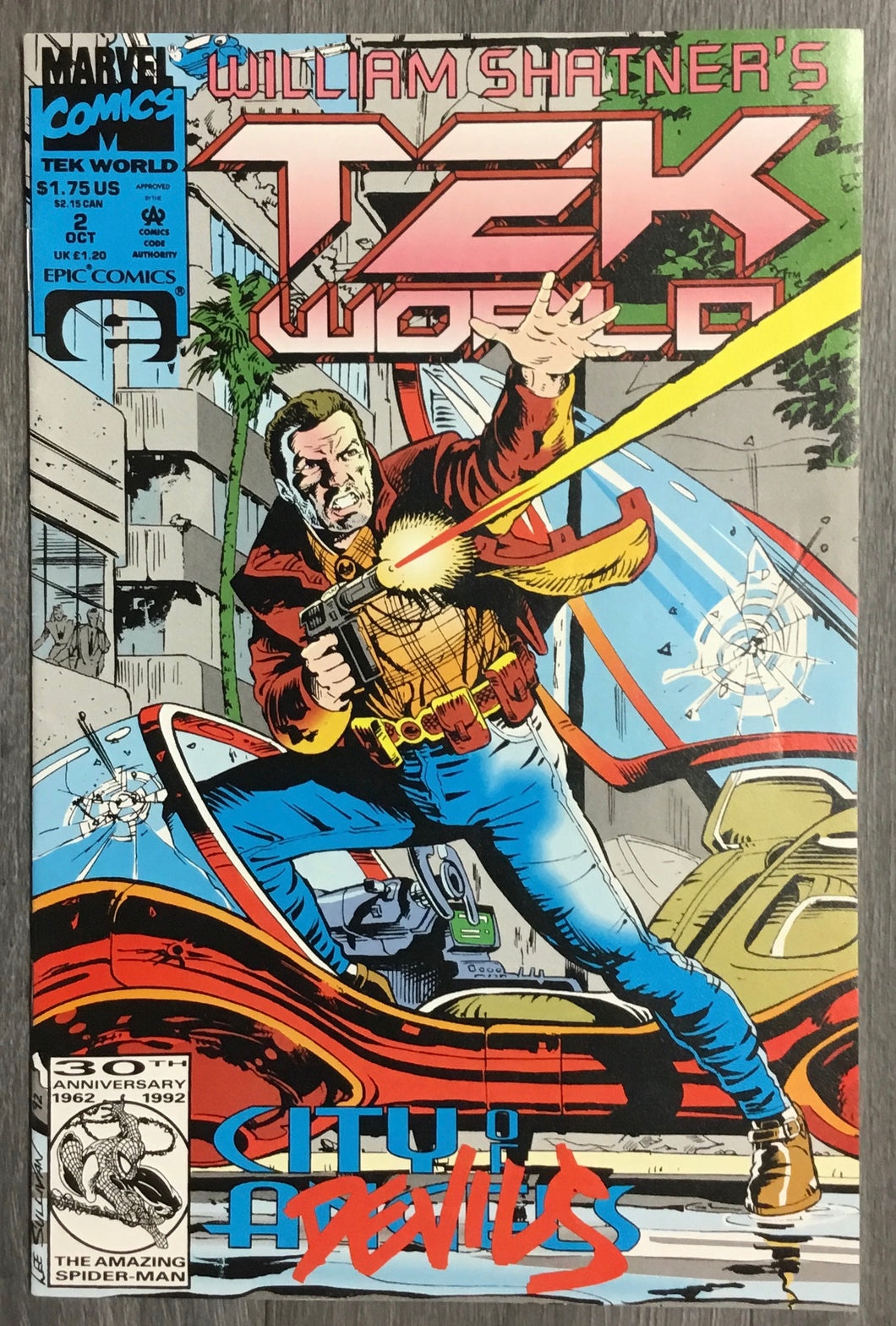 William Shatner’s Tek World No. #2 1992 Marvel/Epic Comics