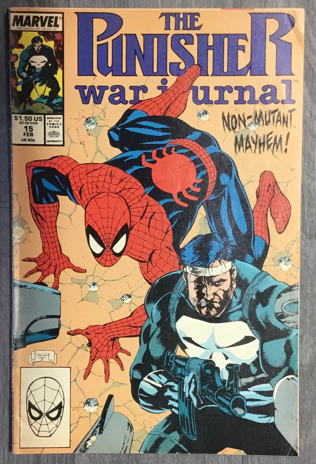 The Punisher: War Journal No. #15 1990 Marvel Comics