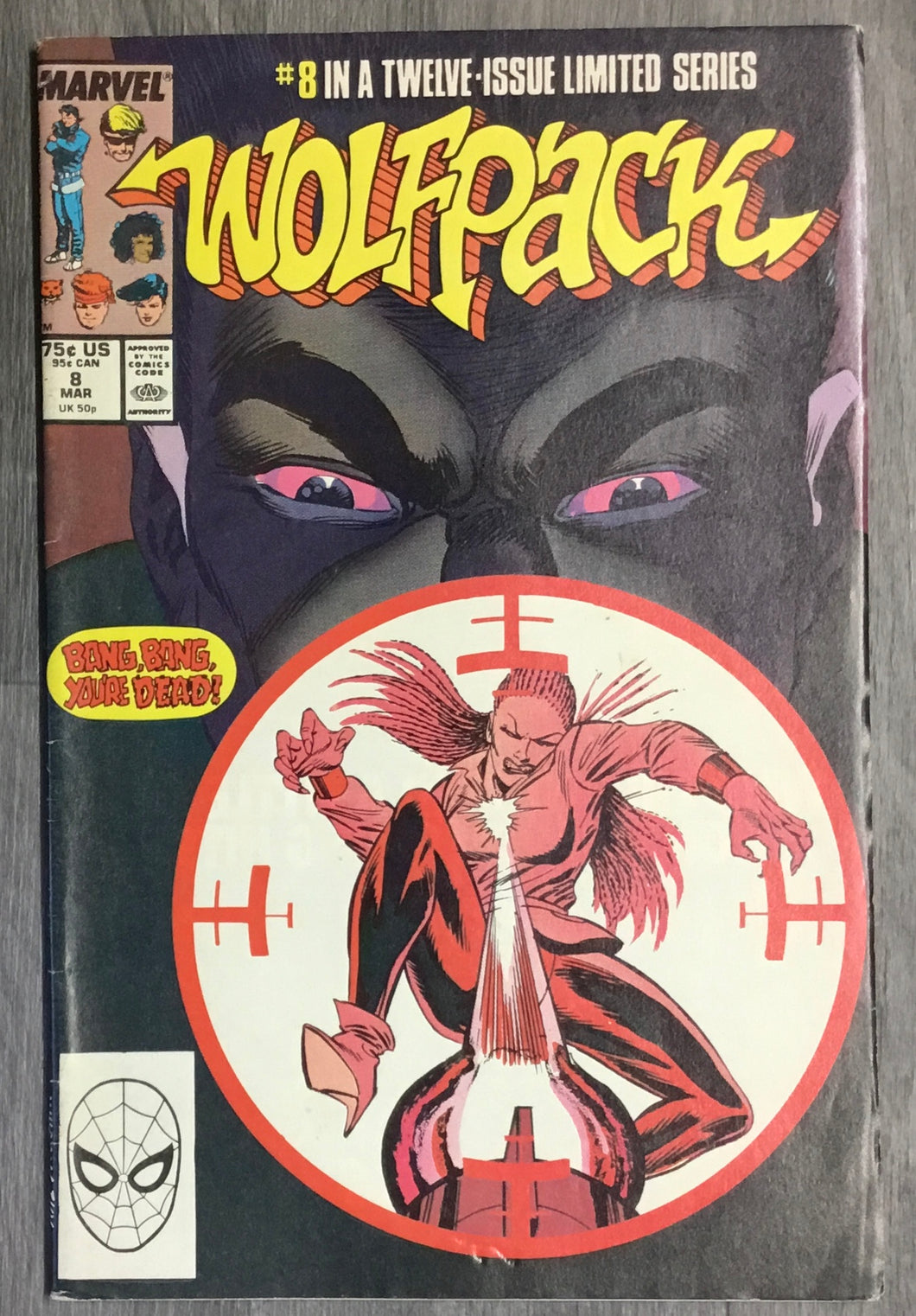 Wolfpack No. #8 of 12 1989 Marvel Comics