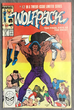 Load image into Gallery viewer, Wolfpack No. #12 of #12 1989 Marvel Comics
