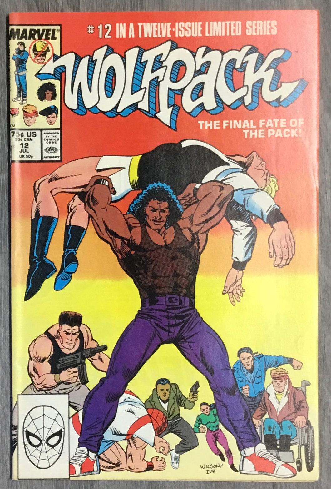 Wolfpack No. #12 of #12 1989 Marvel Comics