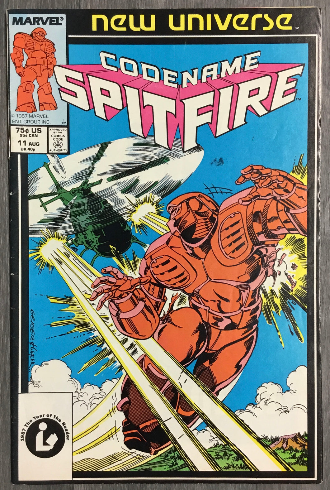 Codename: Spitfire No. #11 1987 Marvel Comics