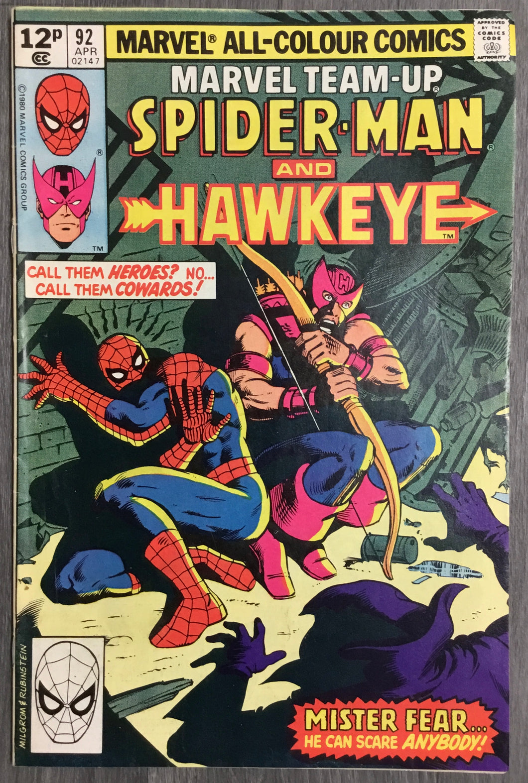 Marvel Team-Up No. #92 1980 Marvel Comics