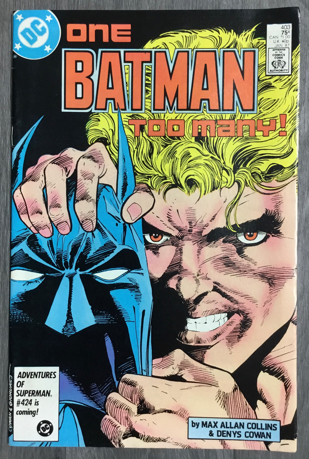 Batman No. #403 1987 DC Comics