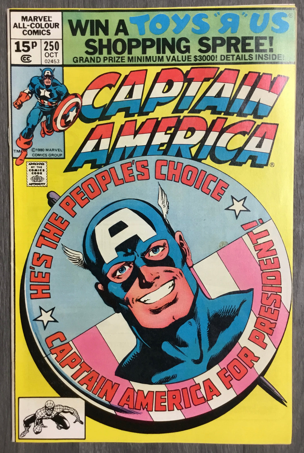 Captain America No. #250 1980 Marvel Comics