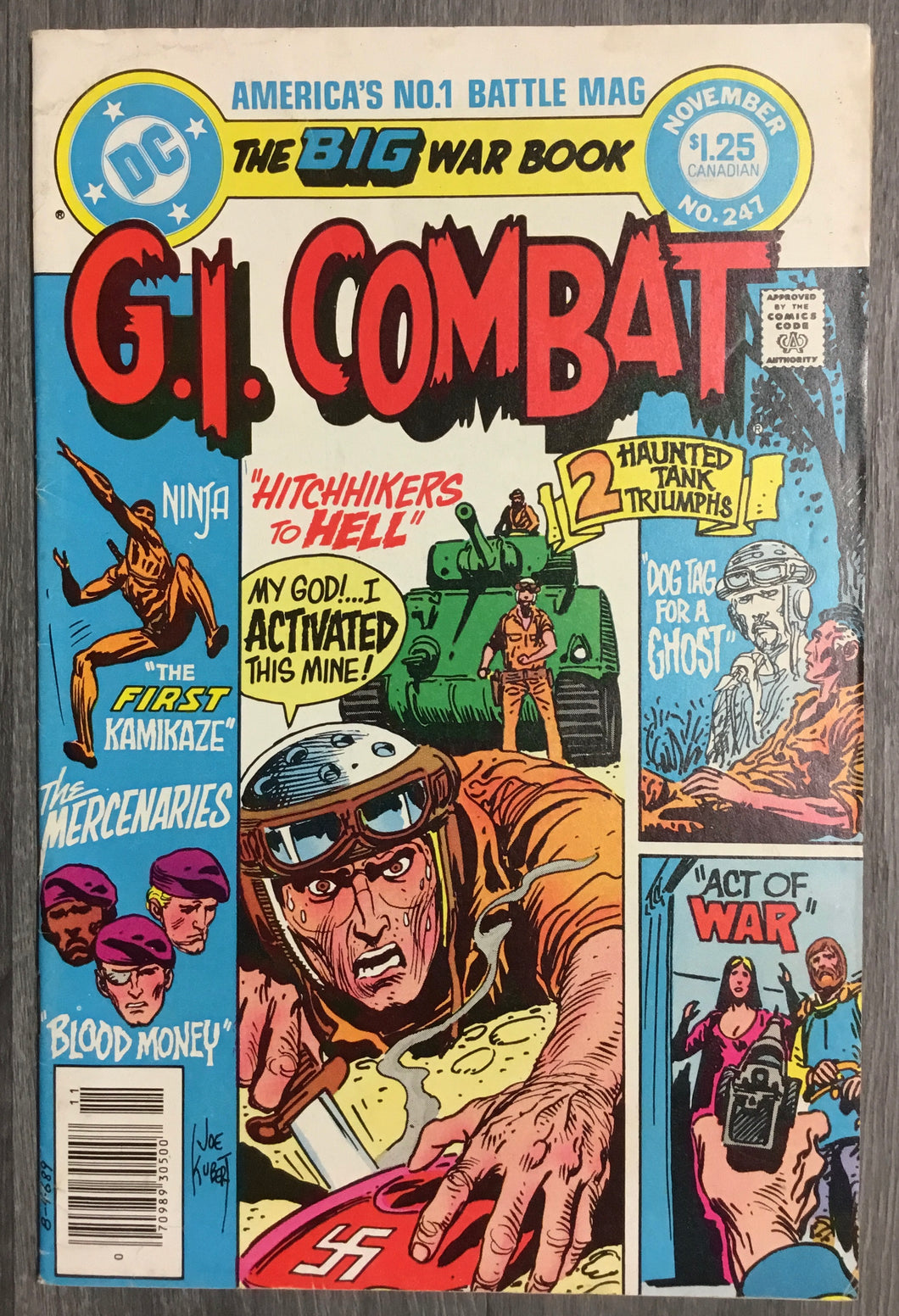 G.I. Combat No. #247 1982 DC Comics