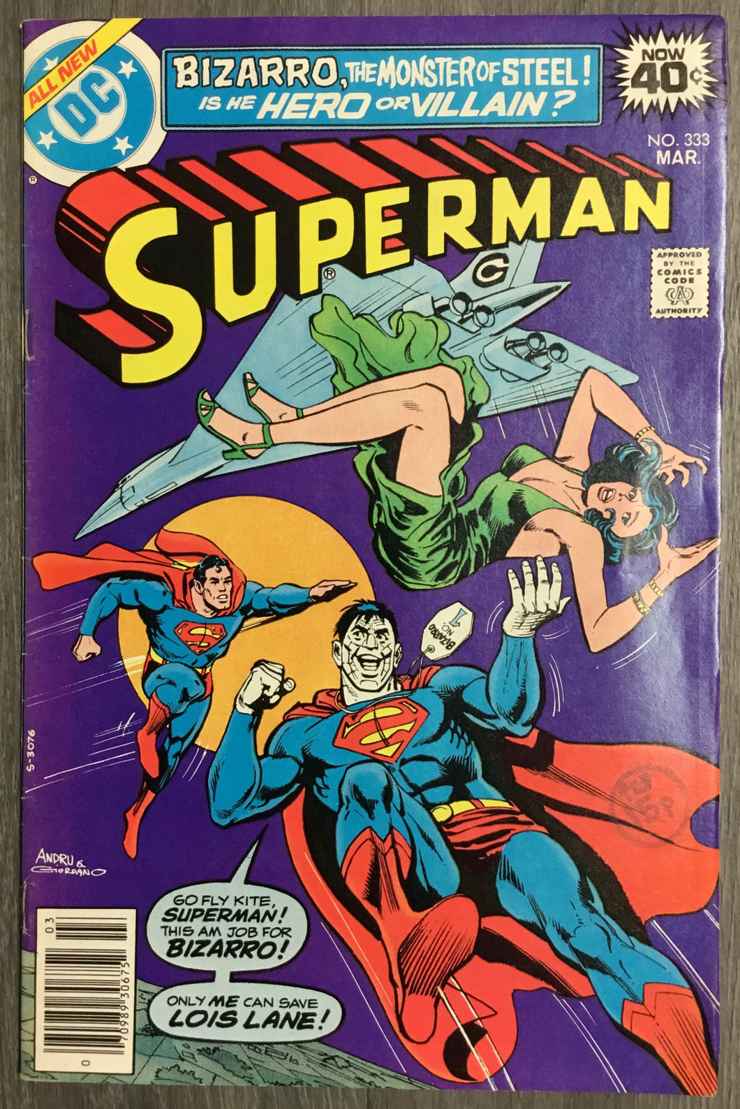 Superman No. #333 1979 DC Comics