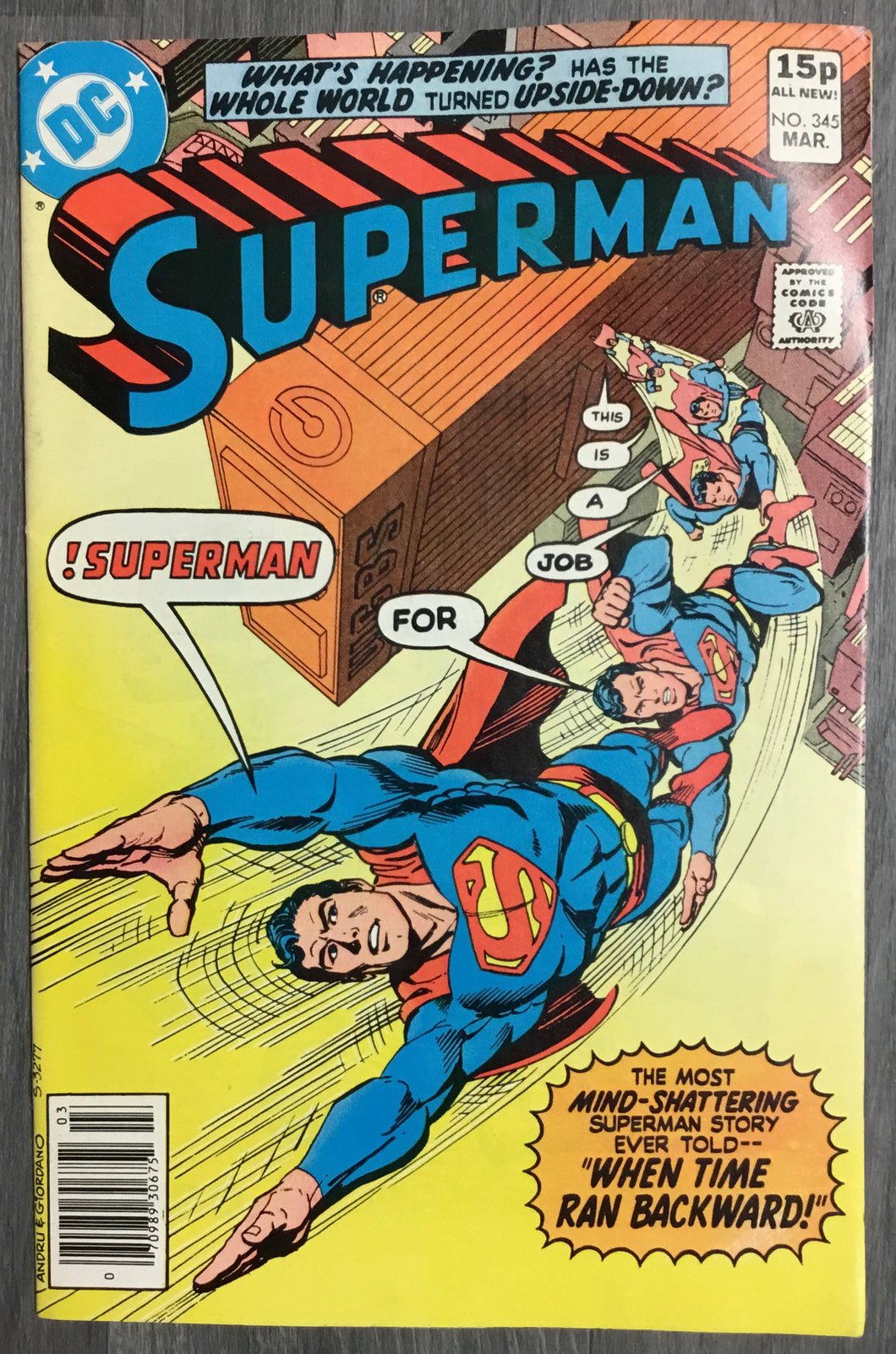 Superman No. #345 1980 DC Comics