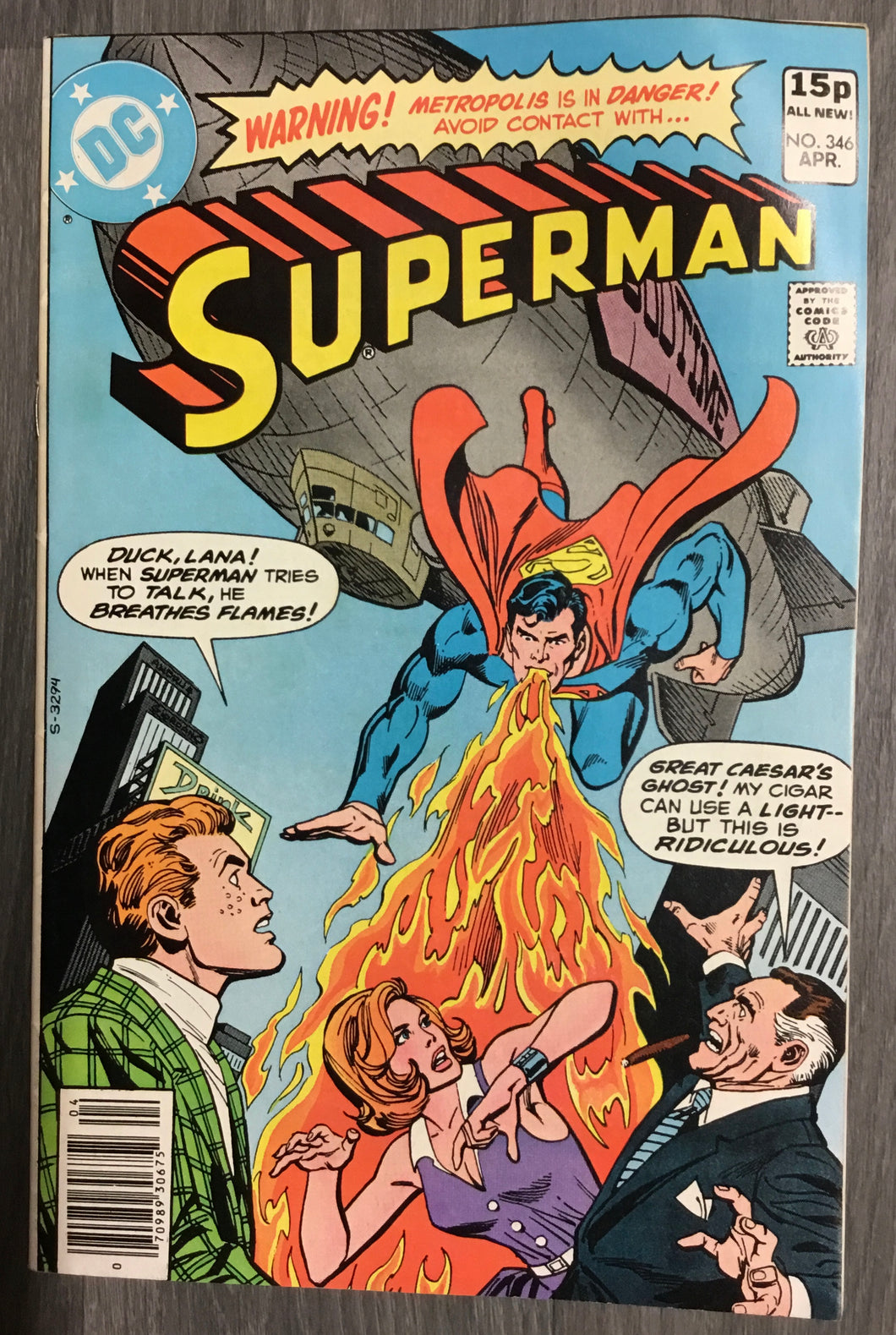 Superman No. #346 1980 DC Comics