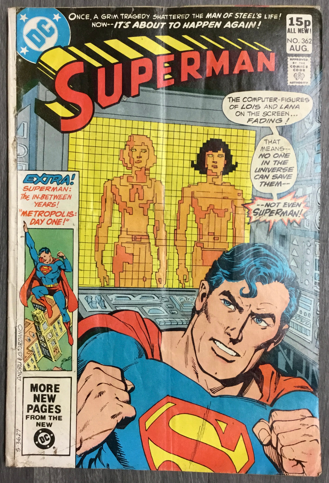 Superman No. #362 1981 DC Comics