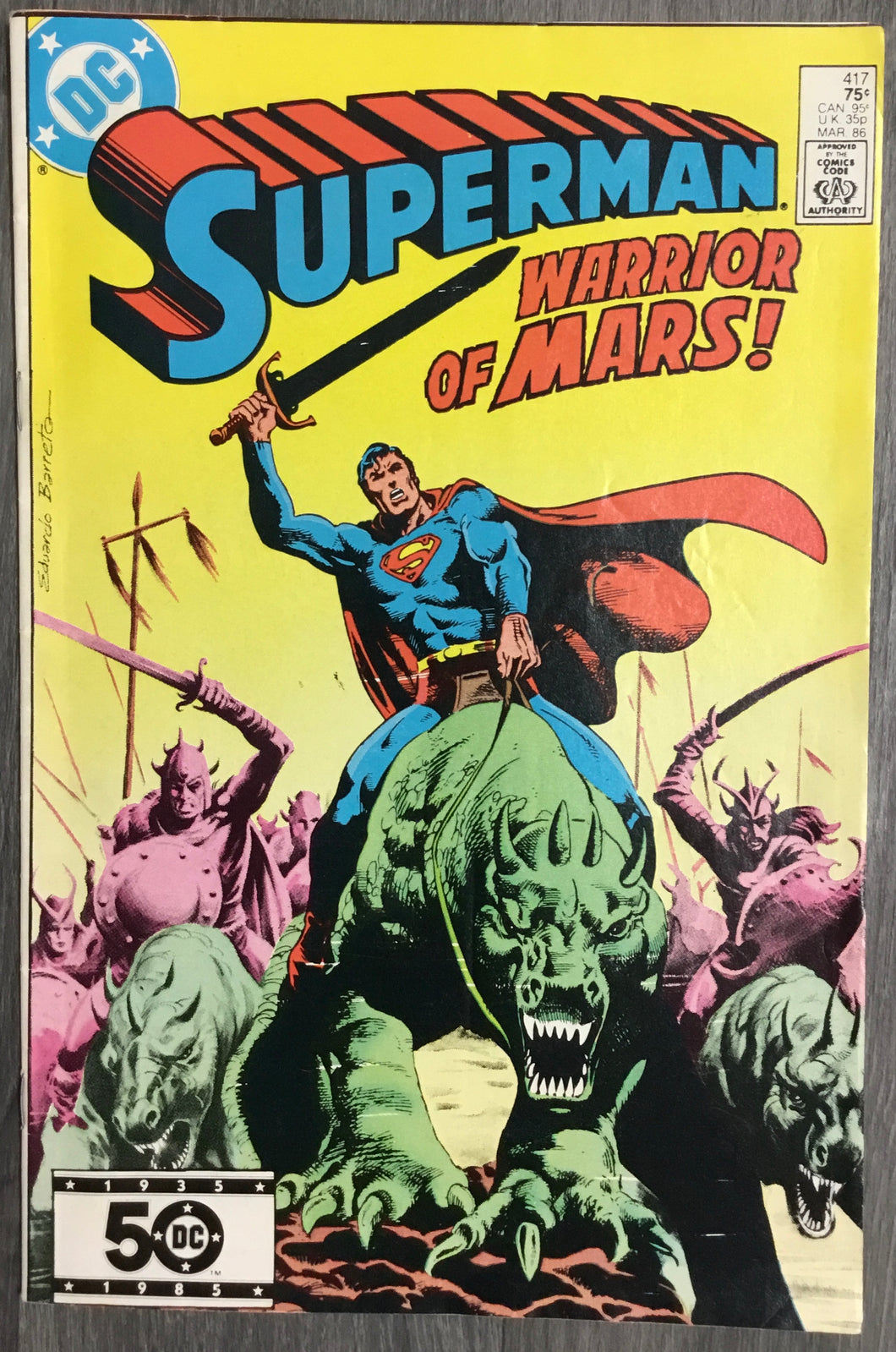 Superman No. #417 1986 DC Comics