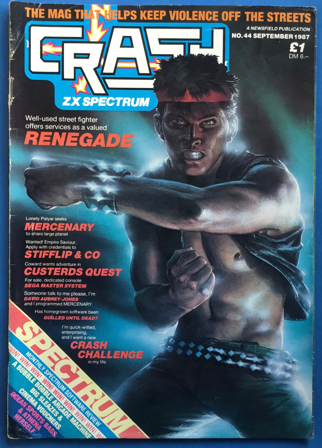 Crash ZX Spectrum No. #44 1987