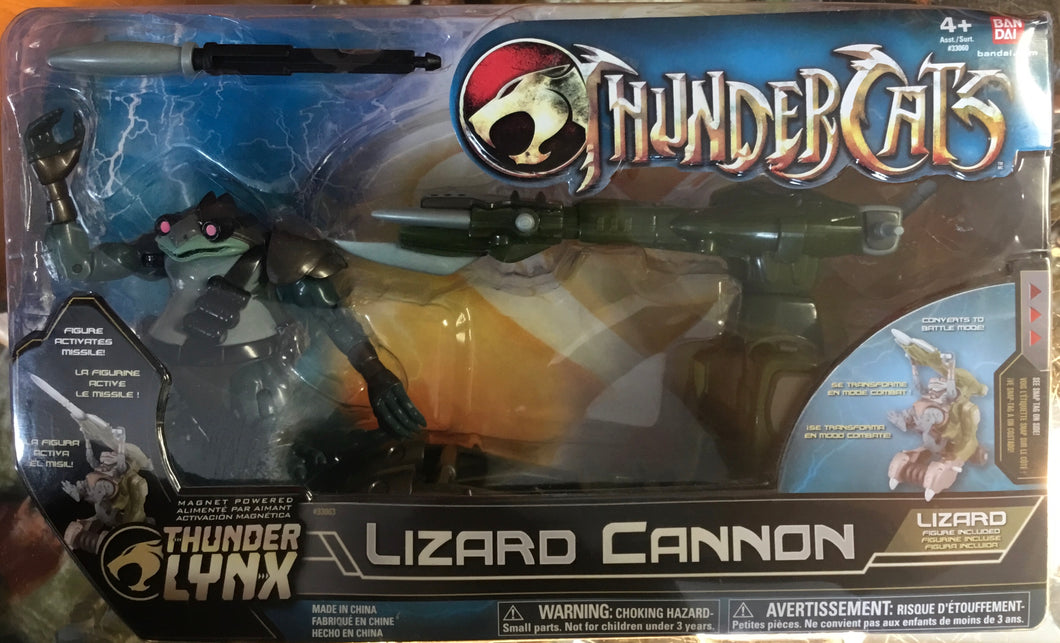 Lizard Cannon Thunder Lynx Figure and Vehicle