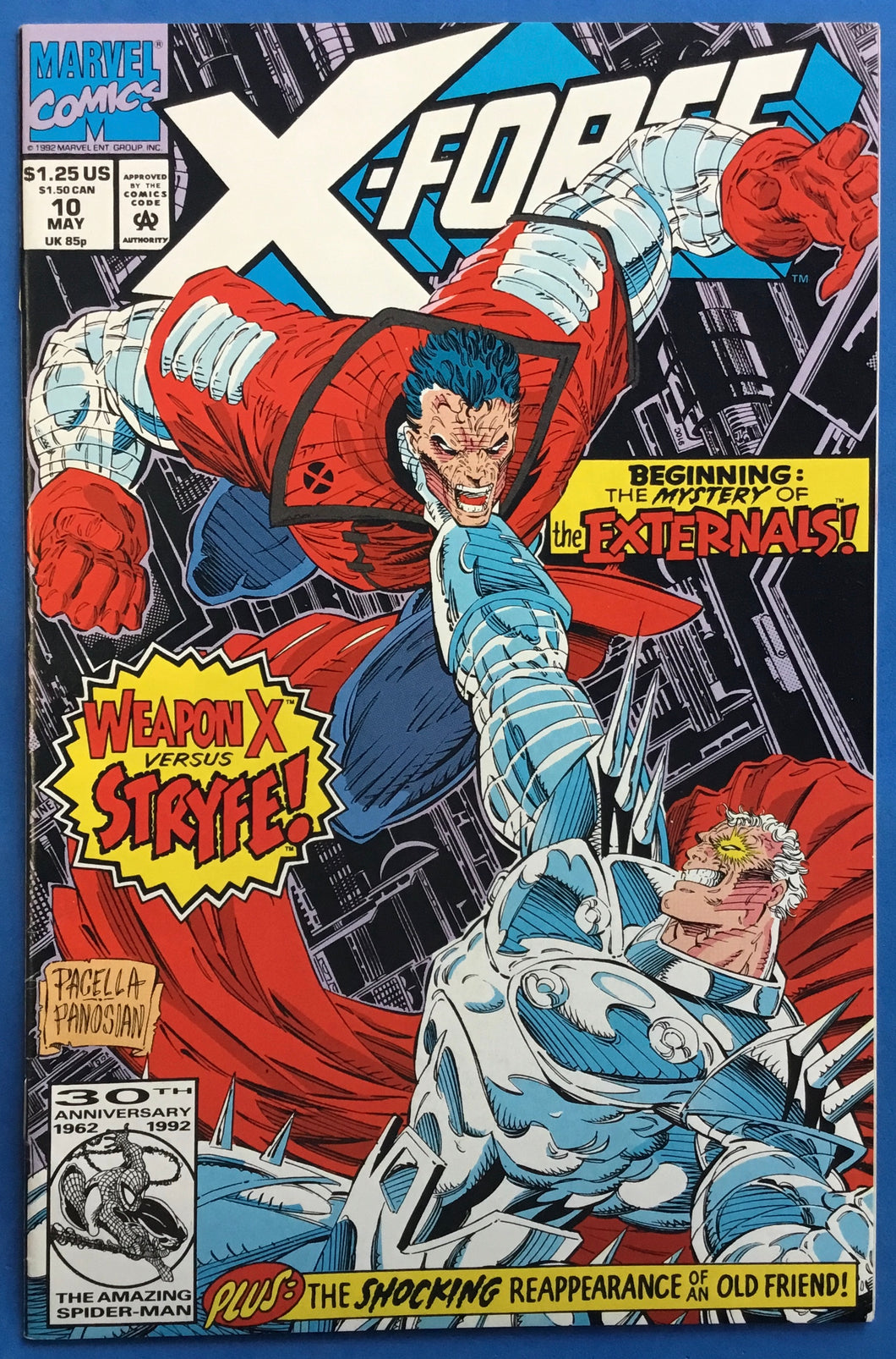 X-Force No. #10 1992 Marvel Comics