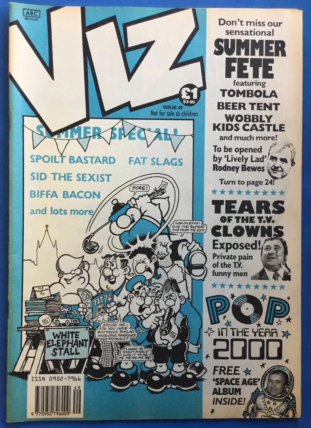 Viz No. #49 1991 British Comic