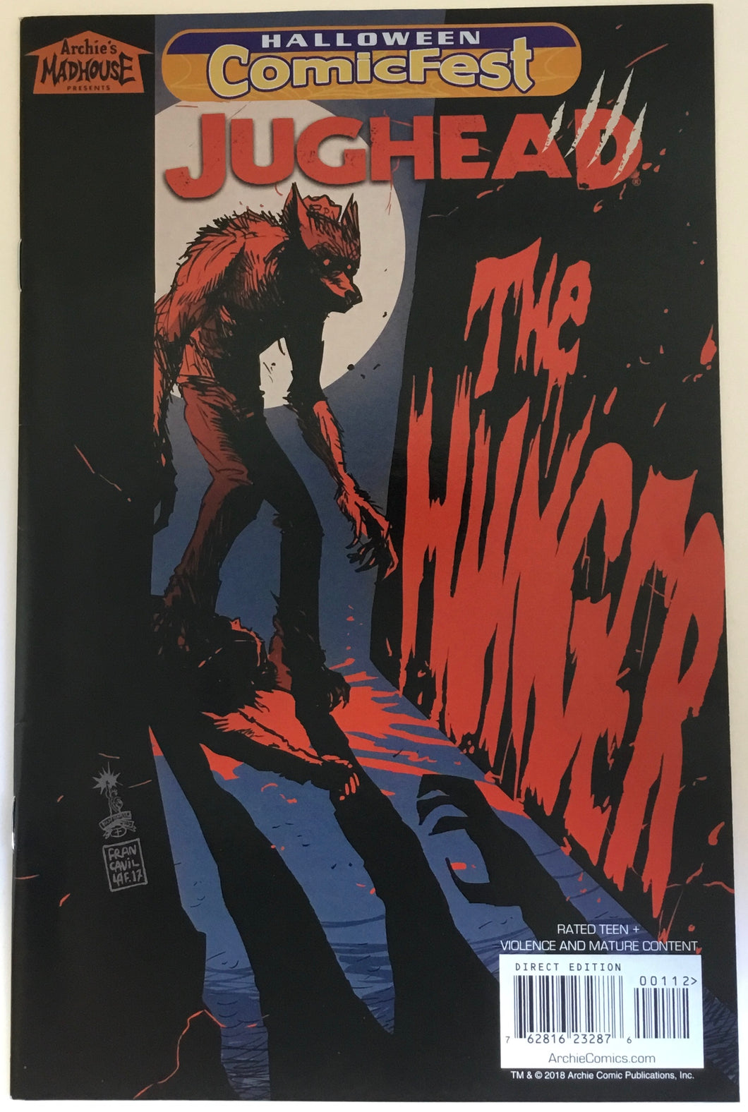 Jughead The Hunger no. #1 Halloween Comicfest Edition 2018