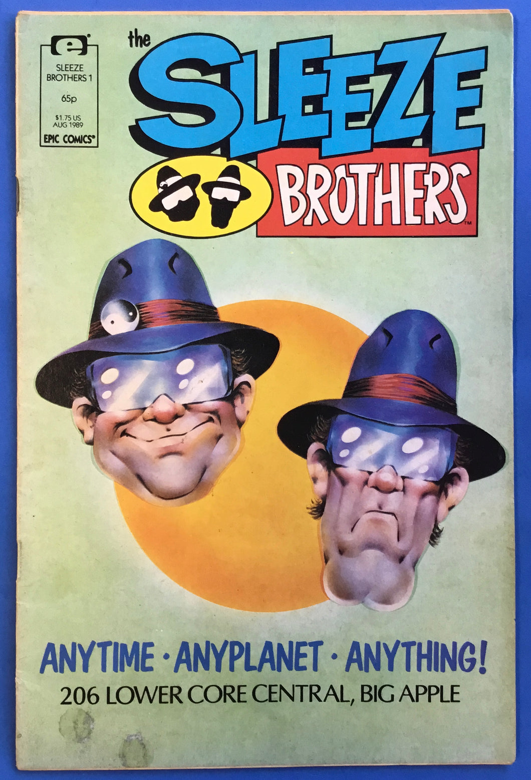 The Sleeze Brothers No. #1 1989 Epic Comics