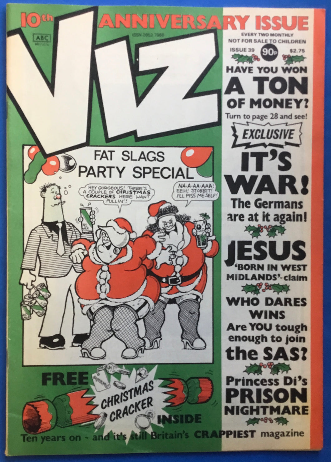 Viz No. #39 1989/1990 British Comic