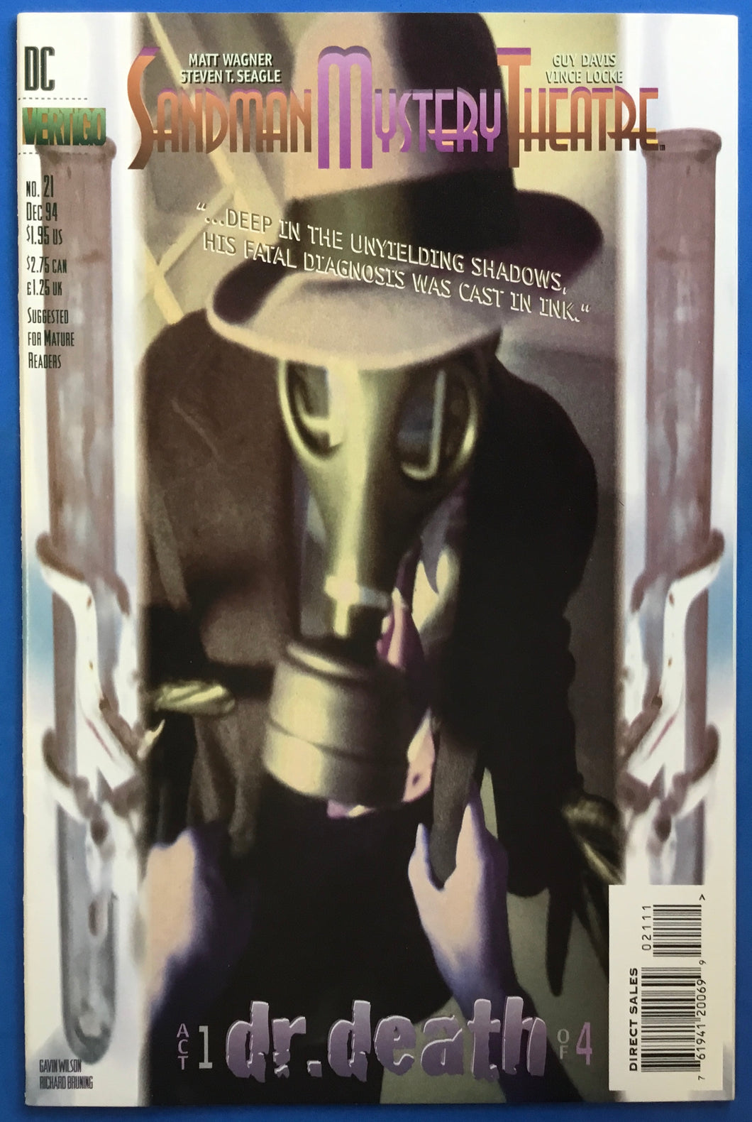 Sandman Mystery Theatre No. #21 1994 DC Vertigo Comics