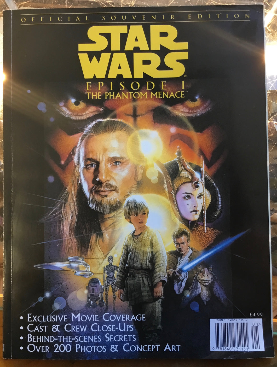 Star Wars Episode I The Phantom Menace Official Souvenir Edition