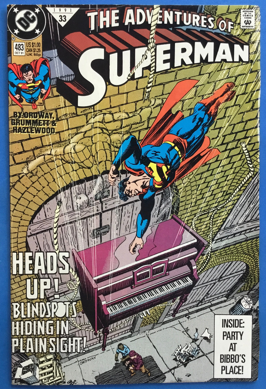 The Adventures of Superman No. #483 1991 DC Comics