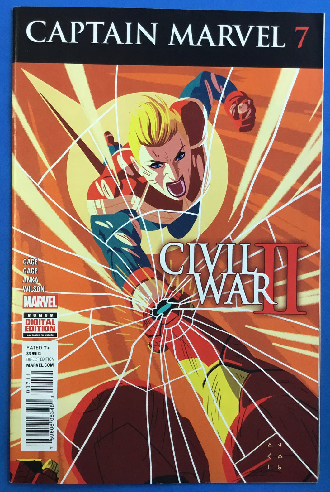 Captain Marvel No. #7 2016 Marvel Comics