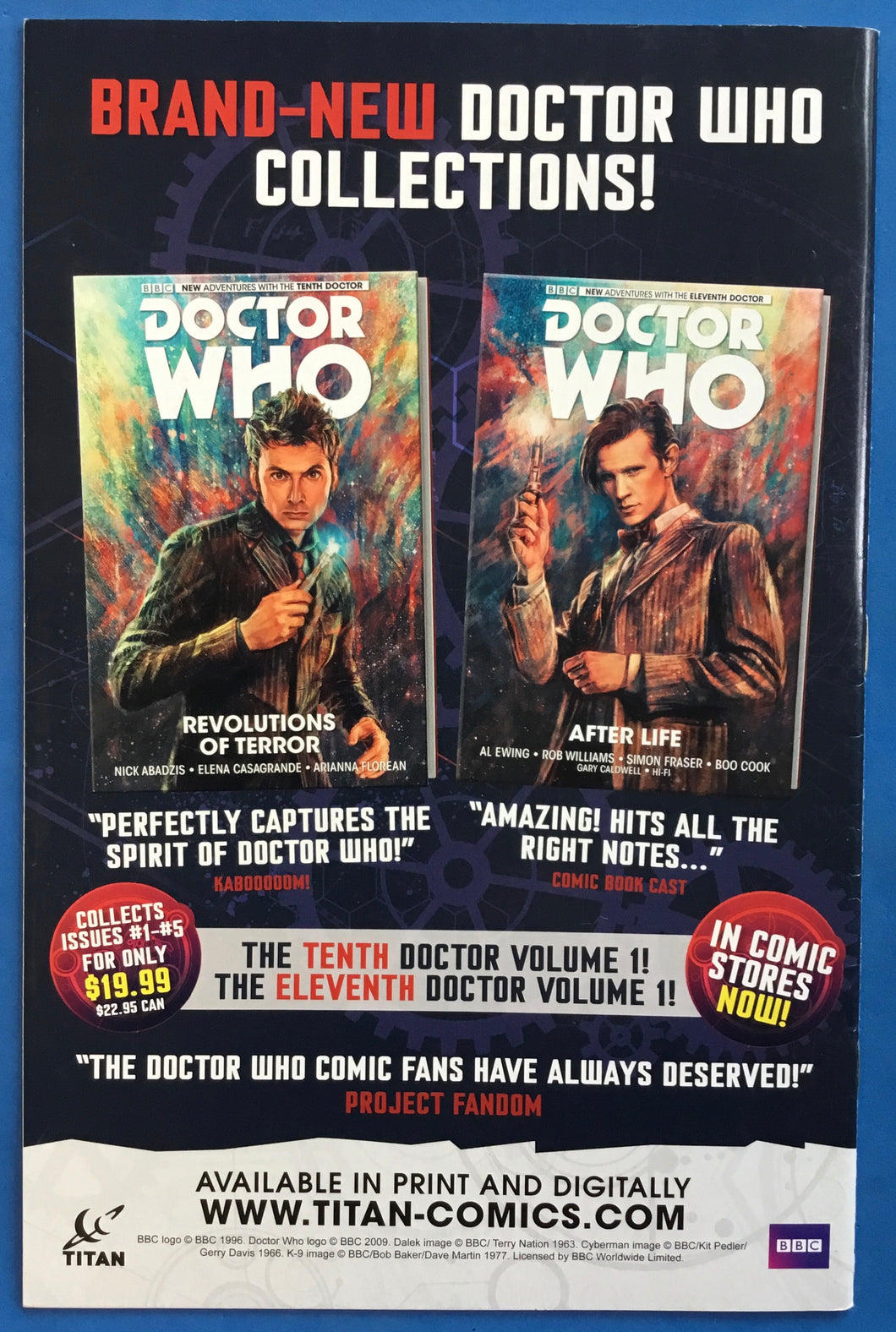 Doctor Who: The Tenth Doctor No. #12(A) 2015 Titan Comics