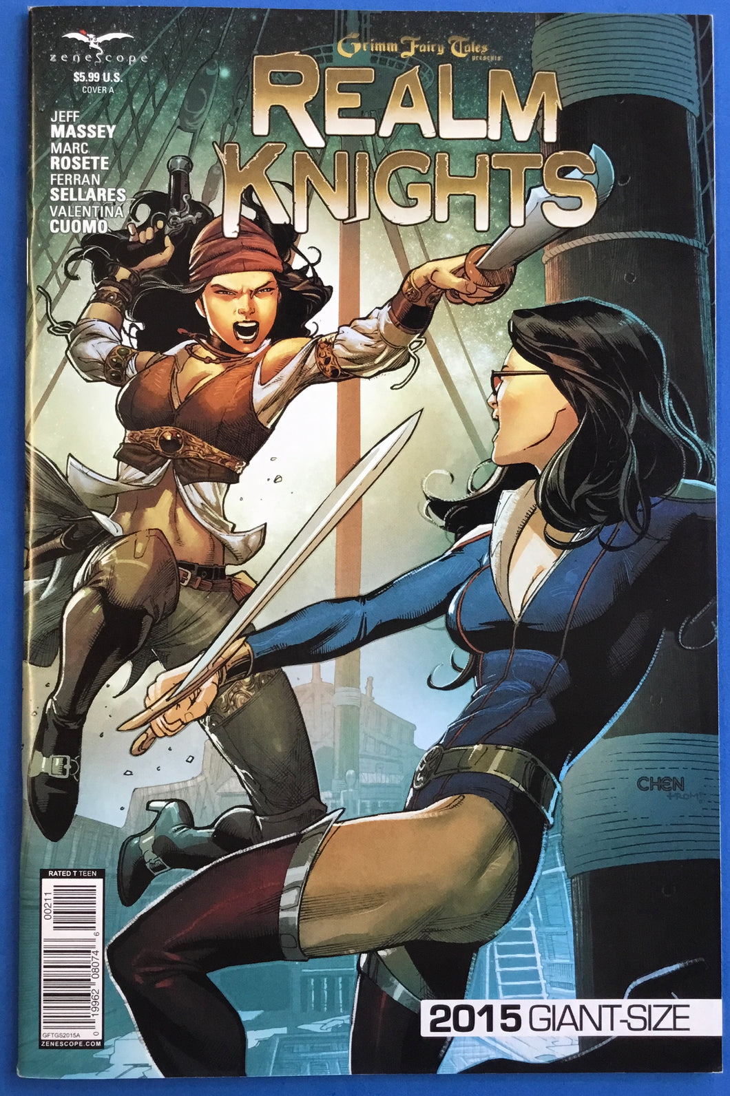 Grimm Fairy Tales Presents Realm Knights 2015 Giant Size Zenoscope Comics