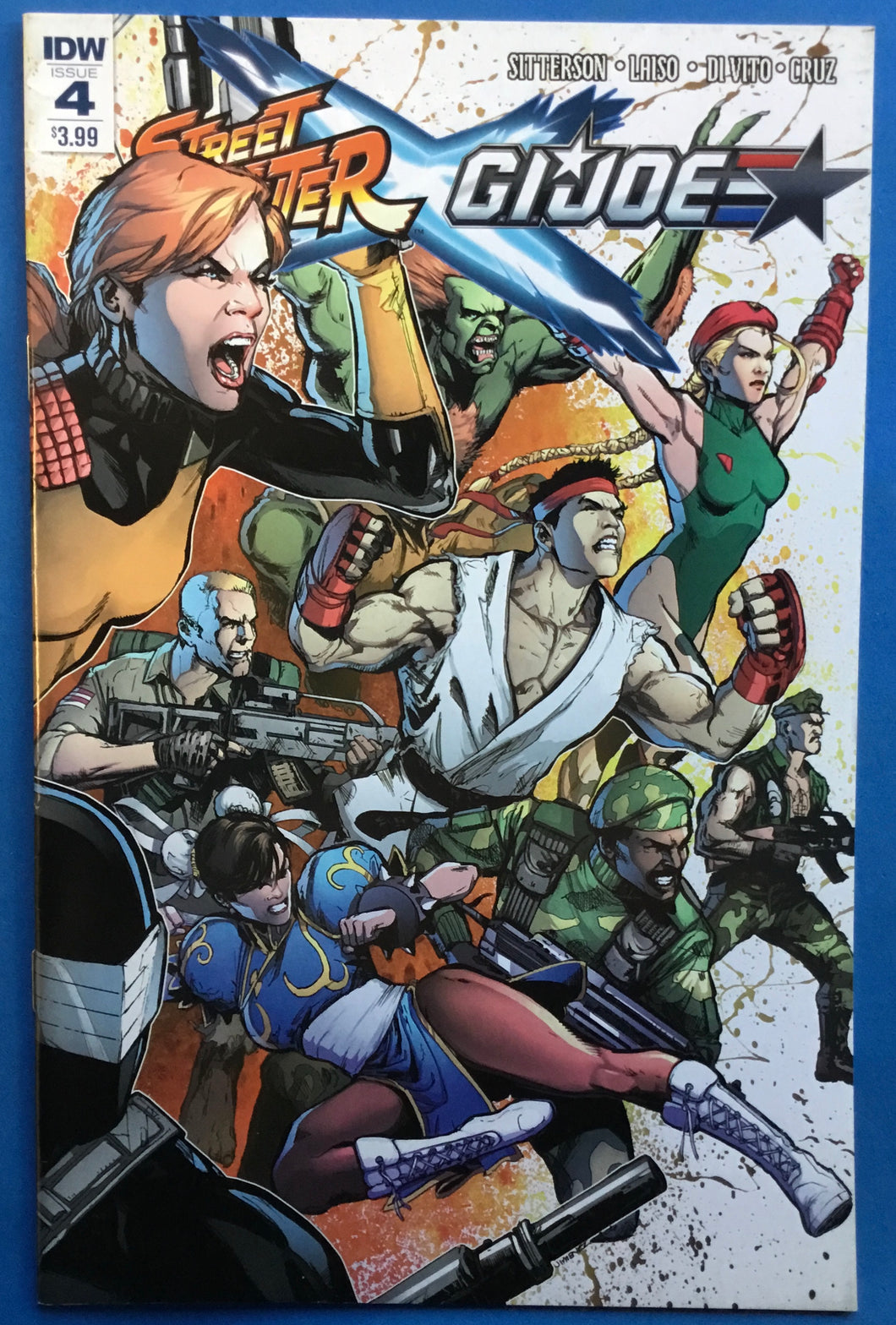 Street Fighter x G.I. Joe No. #4 2016 IDW Comics