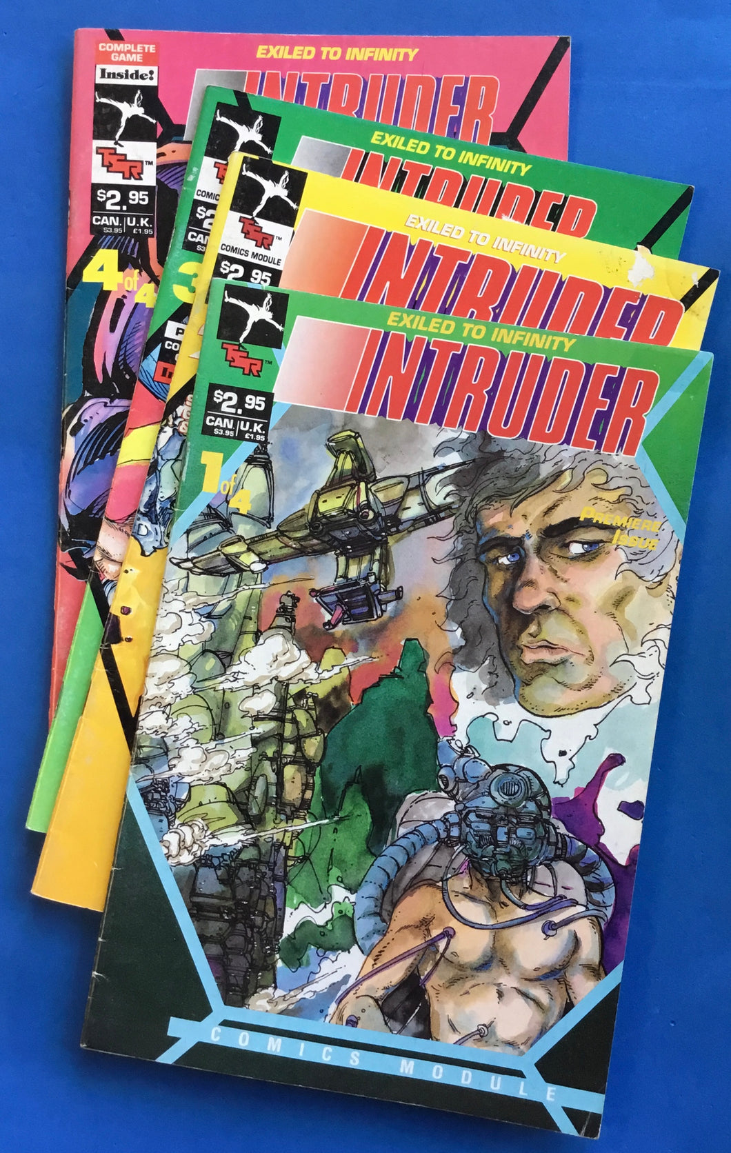 Intruder Comics Module No. #1-4 1990 TSR Comics