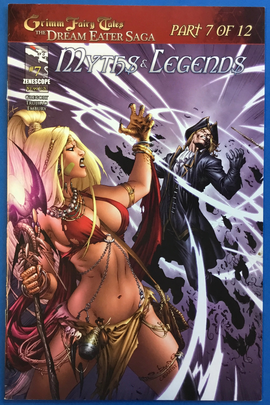 Grimm Fairy Tales: The Dream Eater Saga No. #7 2011 Zenoscope Comics