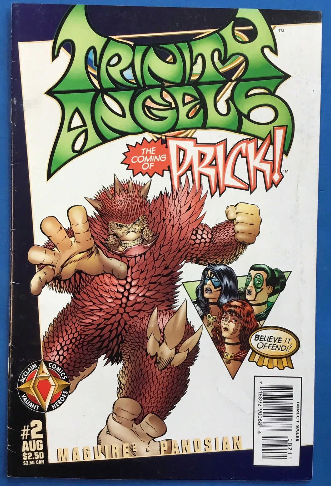 Trinity Angels No. #2 1997 Acclaim/Valiant Comics