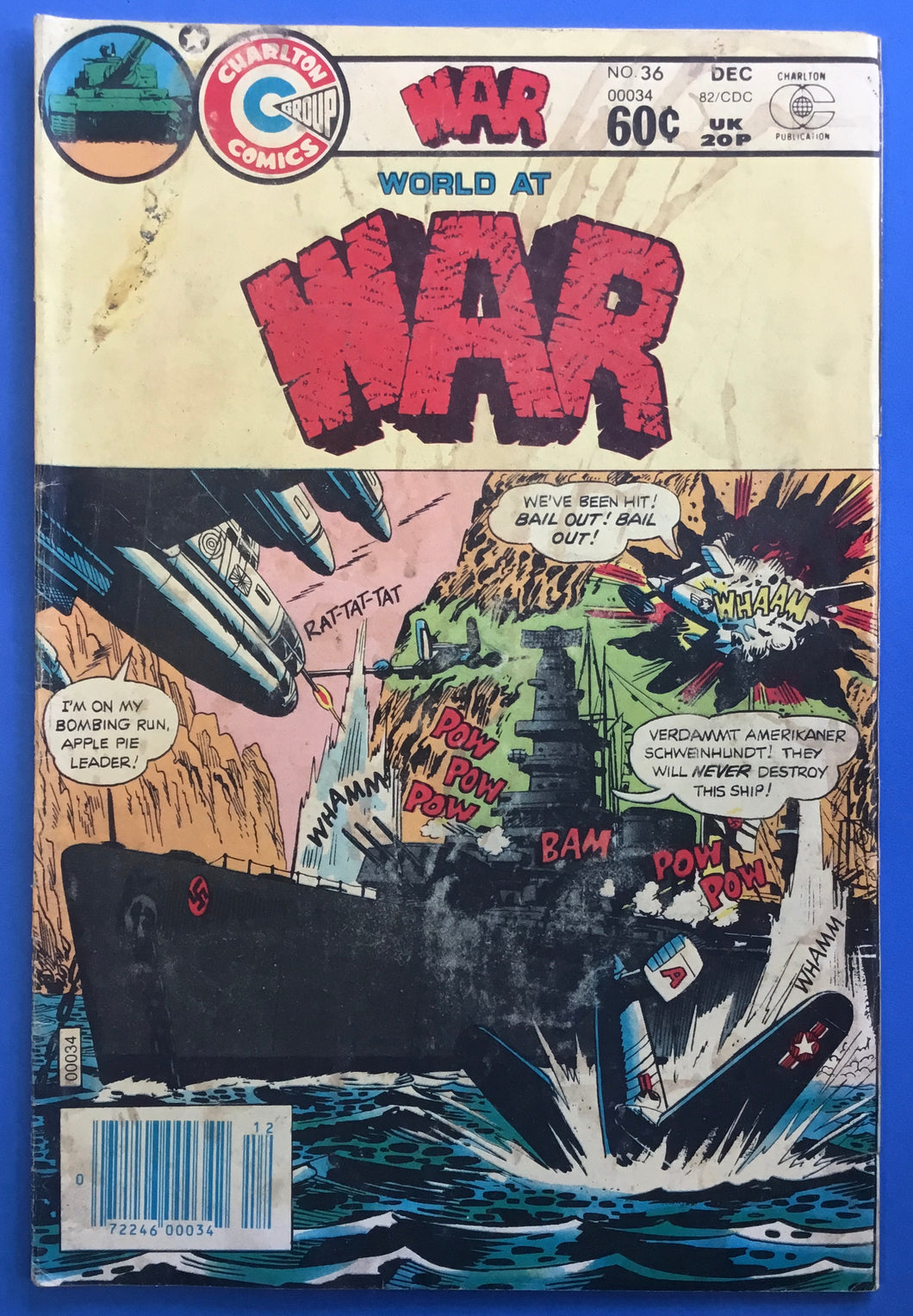 War No. #36 1982 Charlton Comics