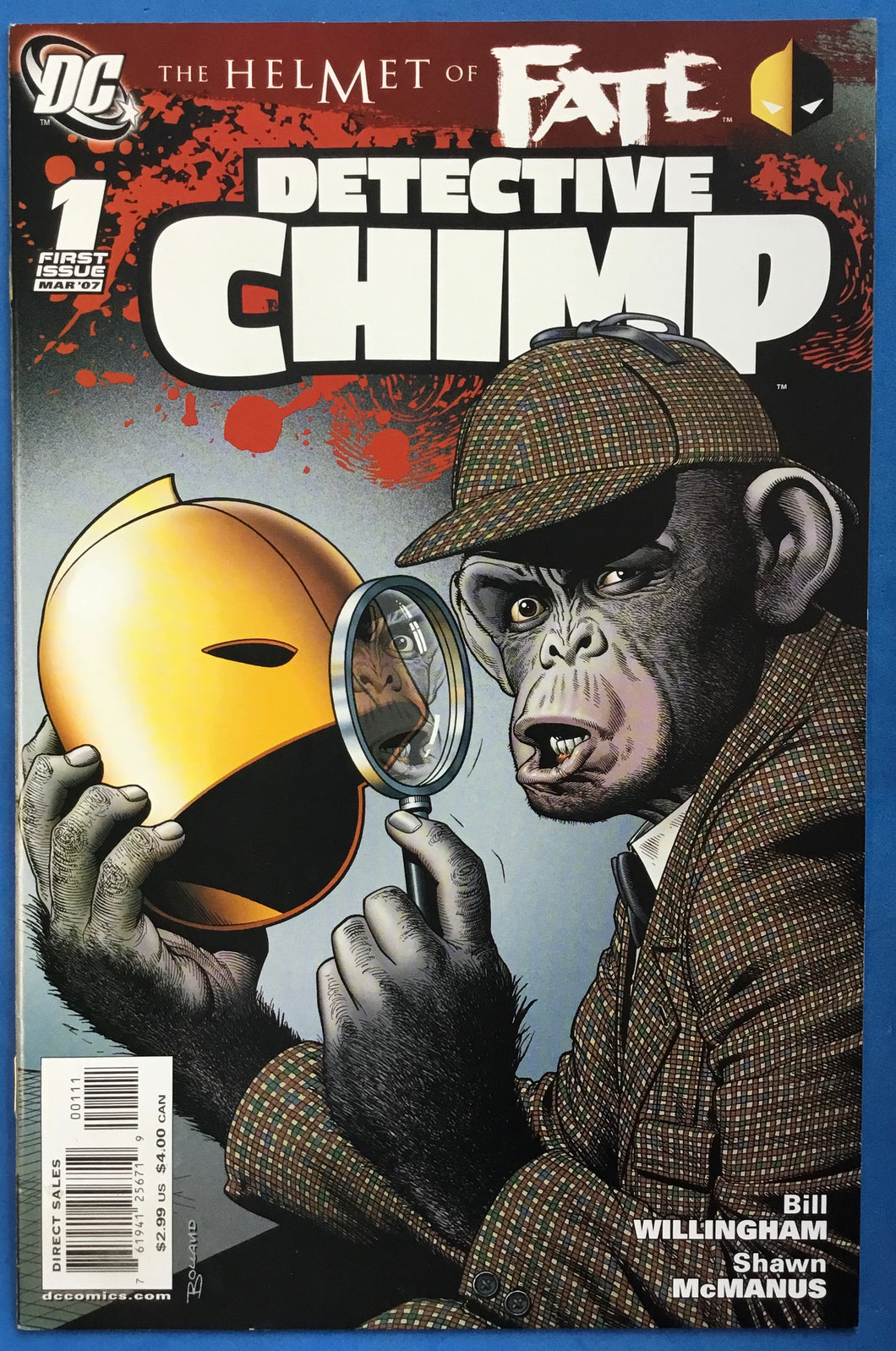 The Helmet of Fate: Detective Chimp No. #1 2007 DC Comics